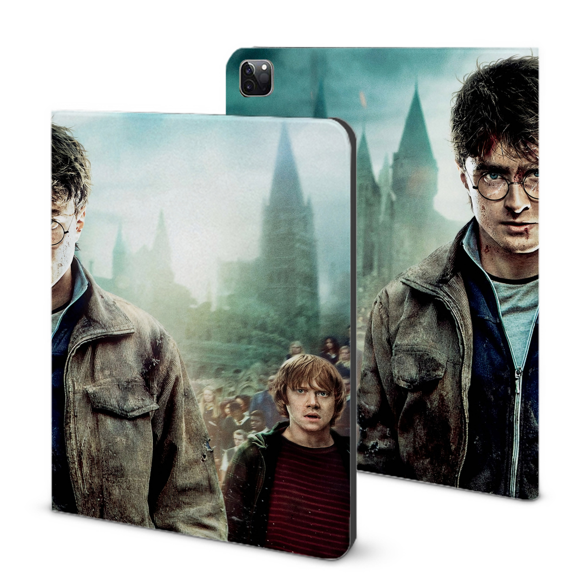 （画像用） Harry Potter ハリー・ポッターシリーズ IPad ケース ブック型 PUレザー TPU 耐衝撃 軽量 薄型 ペン収納なし 全面保護 IPad 各モデル対応